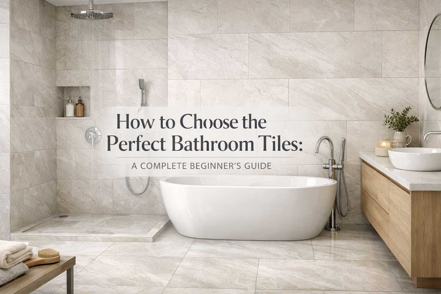 How to Choose the Perfect Bathroom Tiles: A Complete Beginner’s Guide