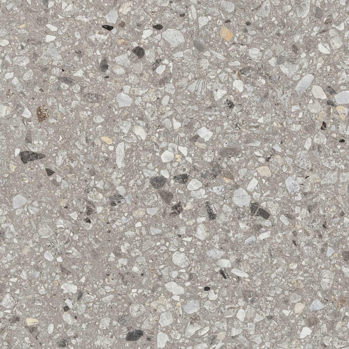 Light Grey Terrazzo Porcelain Tile 600x600mm (1026LG66)