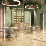 Marble Effect Honey Matt Onyx Porcelain Tile 1200x600mm (1020H)