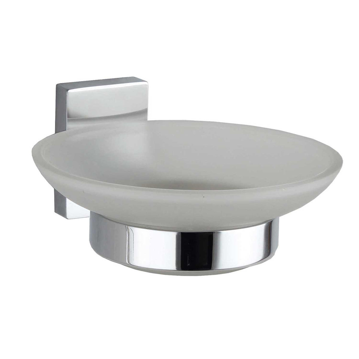 RAK Resort Chrome Glass Soap Dish