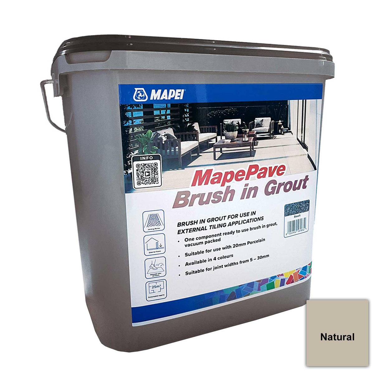 Mapei Mapepave Brush In Grout 15kg