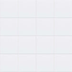 150 x 150mm Gloss White Ceramic Tile 150x150mm (1028)