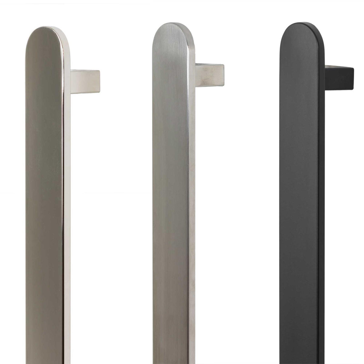 ThermoSphere Vertical Heated Towel Bar Pill Shape 900