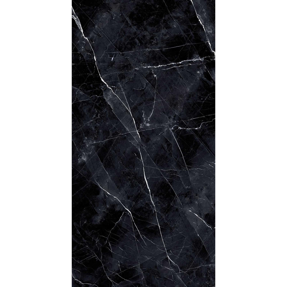 Calacatta Black Polished Large Tile Slab 1200x2780mm 6mm (1021PP278)