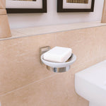 RAK Resort Chrome Glass Soap Dish