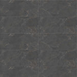 Black Large Porcelain Tile Slab Purestone Black 1200x2780mm (2035N)