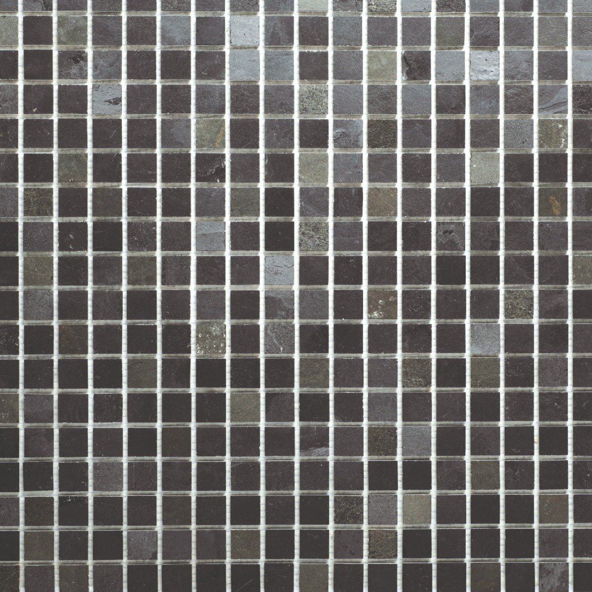 Mosaic Bathroom Tile 958 Lava-Lauze Stone 25x25mm 1000x500mm (1002)