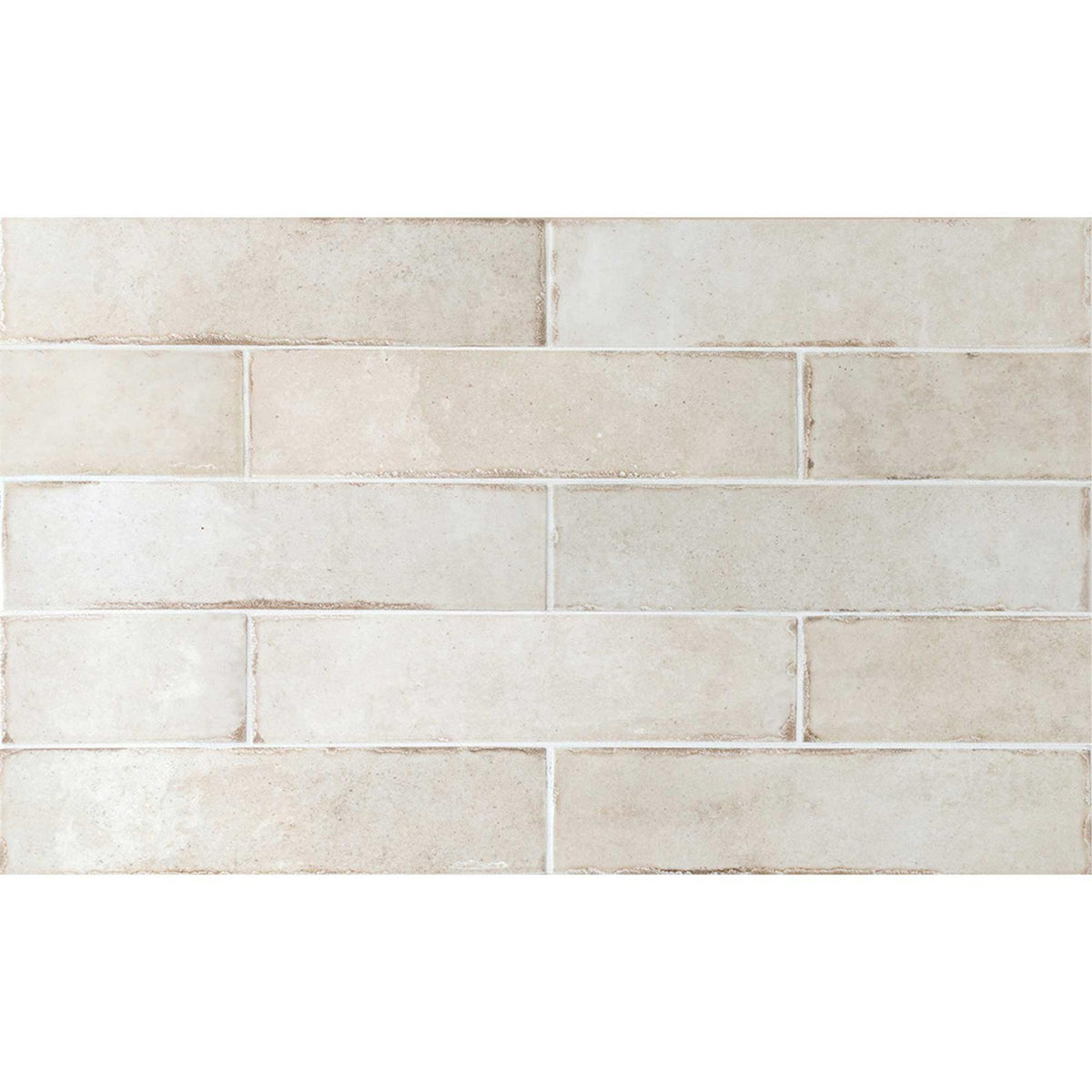 1032 Subway Brick Beige 60x246mm Gloss Porcelain Wall Tile (Sold by box)