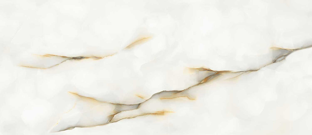 Marble Effect Pearl White Polished Onyx Porcelain Tile 1200x600mm (1020PLP)