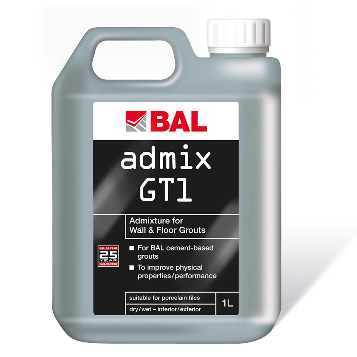 BAL Admix GT1 Admixture For Wall-Floor Grout 1 Litre