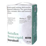 Kerakoll Setaflex Semi-Rapid Tile Adhesive Grey 20kg (48 Bags)