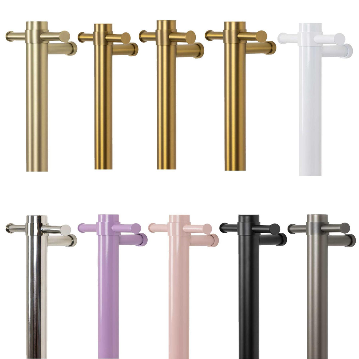 ThermoSphere 12V Vertical Towel Bar Round 900mm