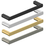 RAK Petit Square Towel Ring Series 1 – Compact Towel Rail in Black, Chrome, Gold, Nickel