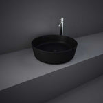 RAK-FEELING Counter Top Wash Basin Matt Black 504