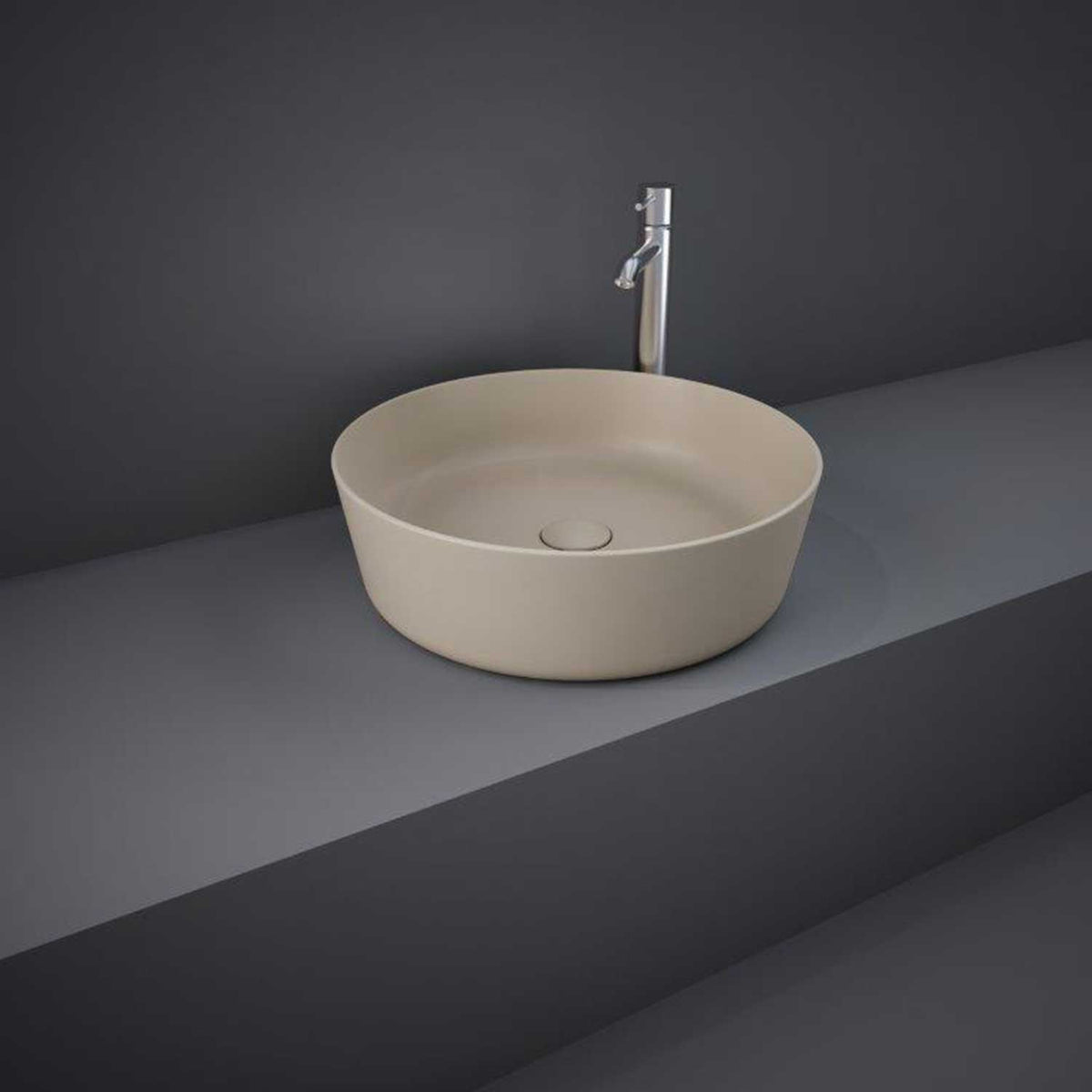 RAK-FEELING Counter Top Wash Basin Matt Cappuccino 514