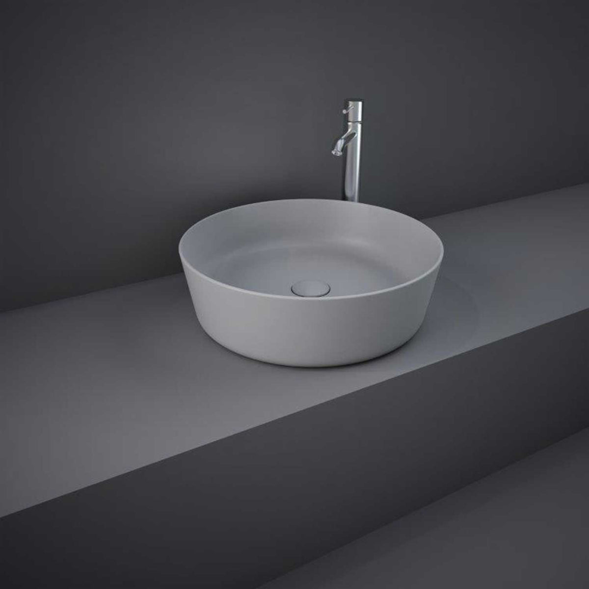 RAK-FEELING Counter Top Wash Basin Matt Grey 503