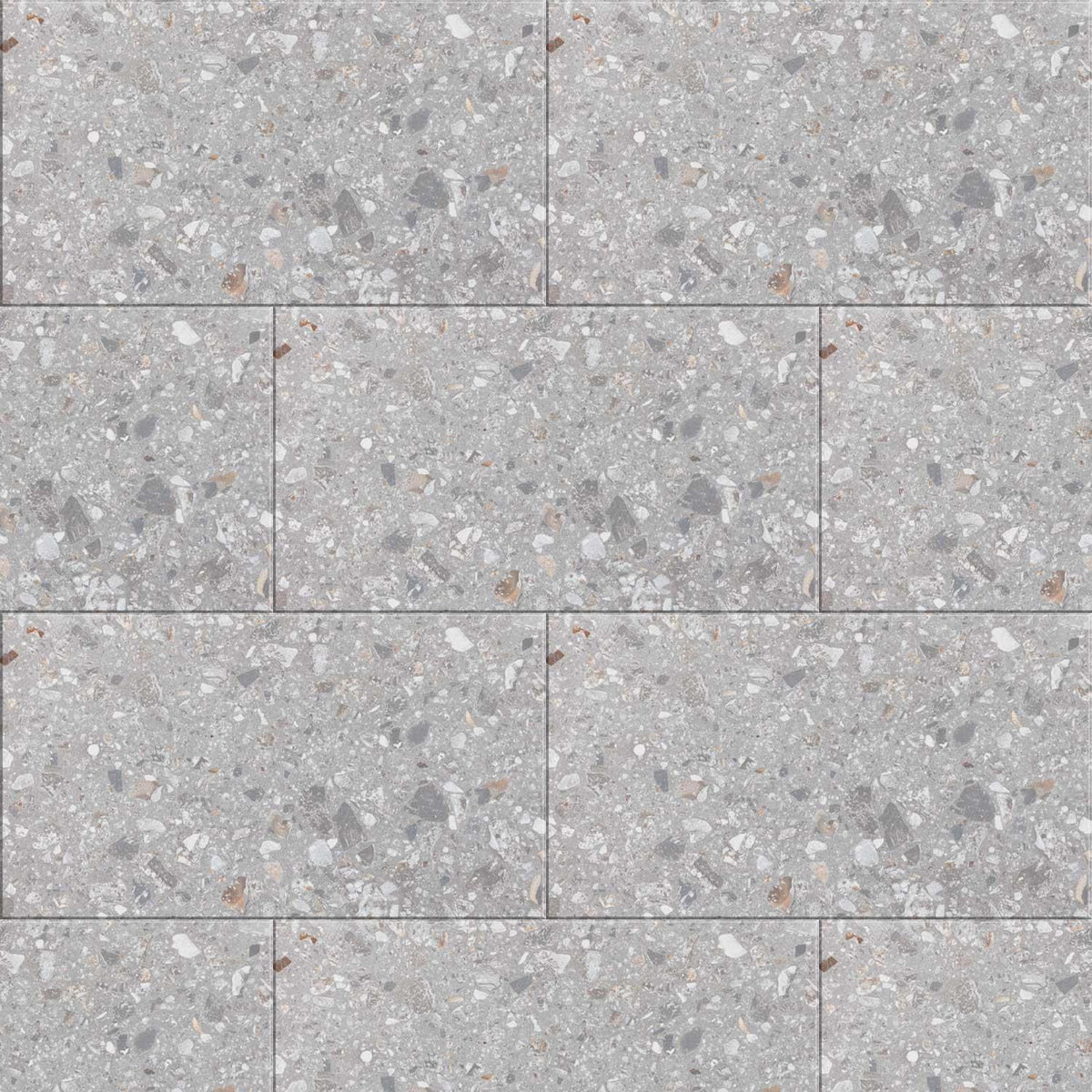 Dark Grey Terrazzo Porcelain Tile 300x600mm (1026DG36)