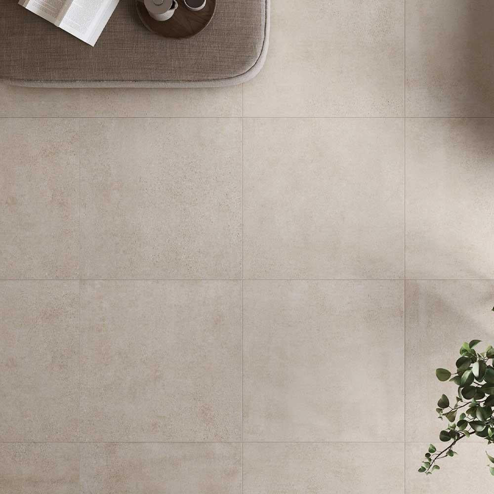 Clay Stone Effect Porcelain Tile Walls Floors 600x600mm (1030)