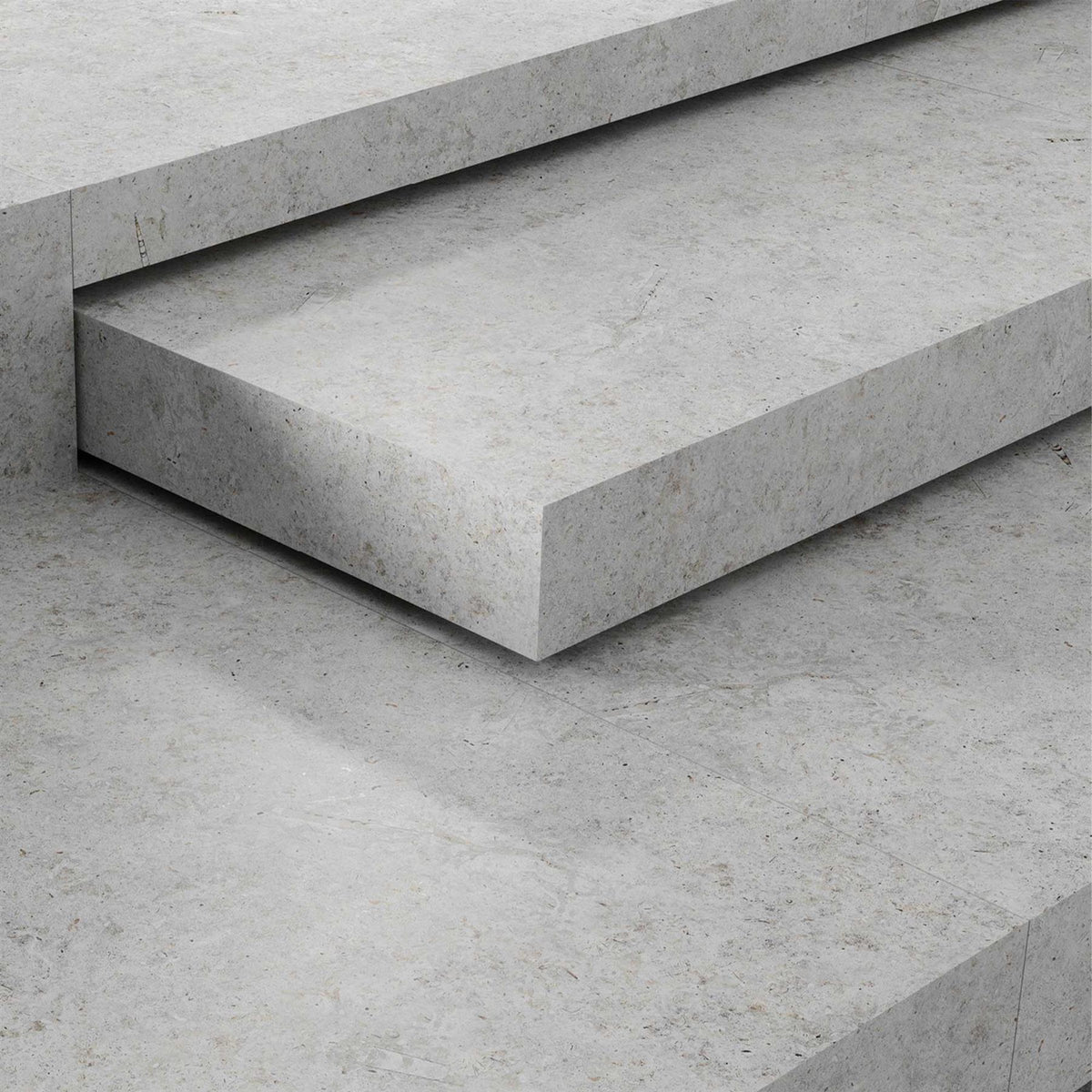 Grey Matt Concrete Effect Porcelain Tile 900x900mm (1009)