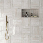 1032 Subway Brick Beige 60x246mm Gloss Porcelain Wall Tile (Sold by box)