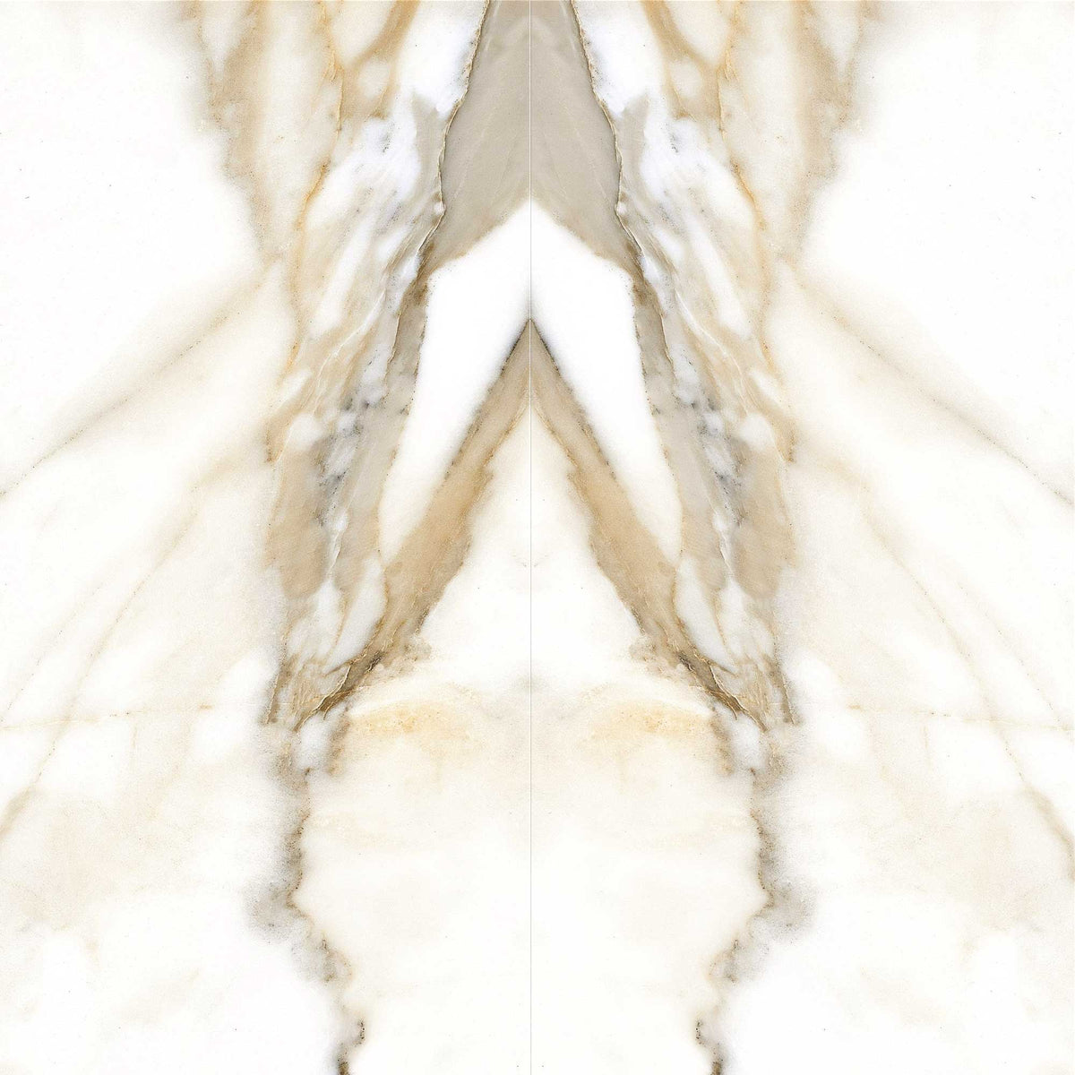 Calacatta Book Matched Tiles Marble Effect Polished Wall 600x1200mm (Pair) 1018