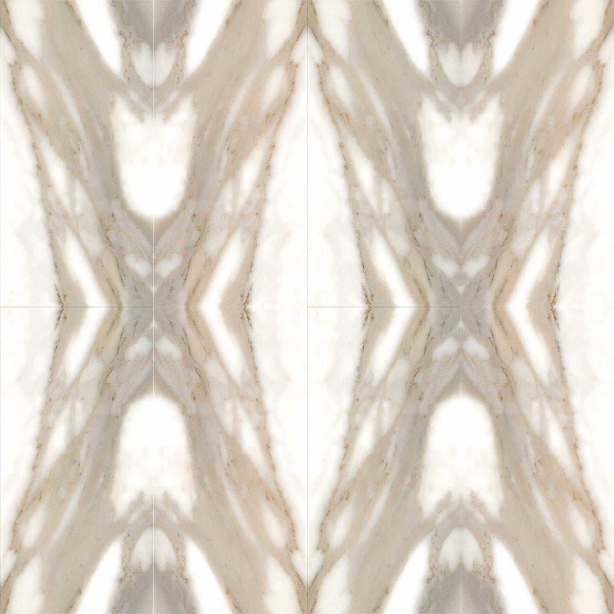 Calacatta Book Matched Tiles Marble Effect Polished Wall 600x1200mm (Pair) 1018