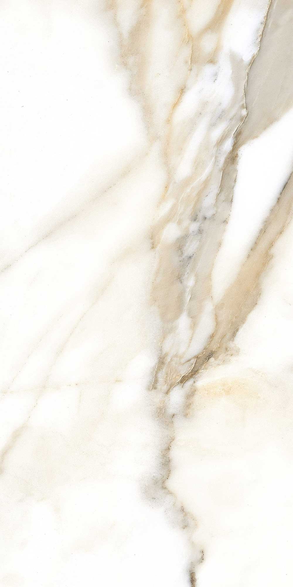 Calacatta Book Matched Tiles Marble Effect Polished Wall 600x1200mm (Pair) 1018