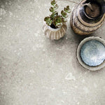 Terrazzo Effect White Porcelain Tile Wall Floor 900 x 900mm (1025W)