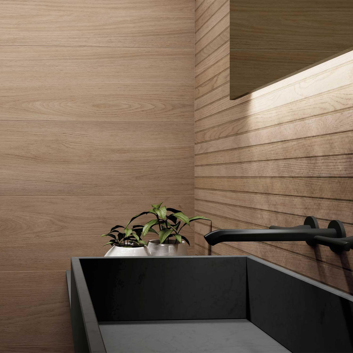 Oak Wood Effect Nature Ceramic Tiles for Walls 600x1200mm