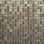 Mosaic Bathroom Tile 951 Beige-Copper Stone 25x25mm Roll 1000x500mm (1002)