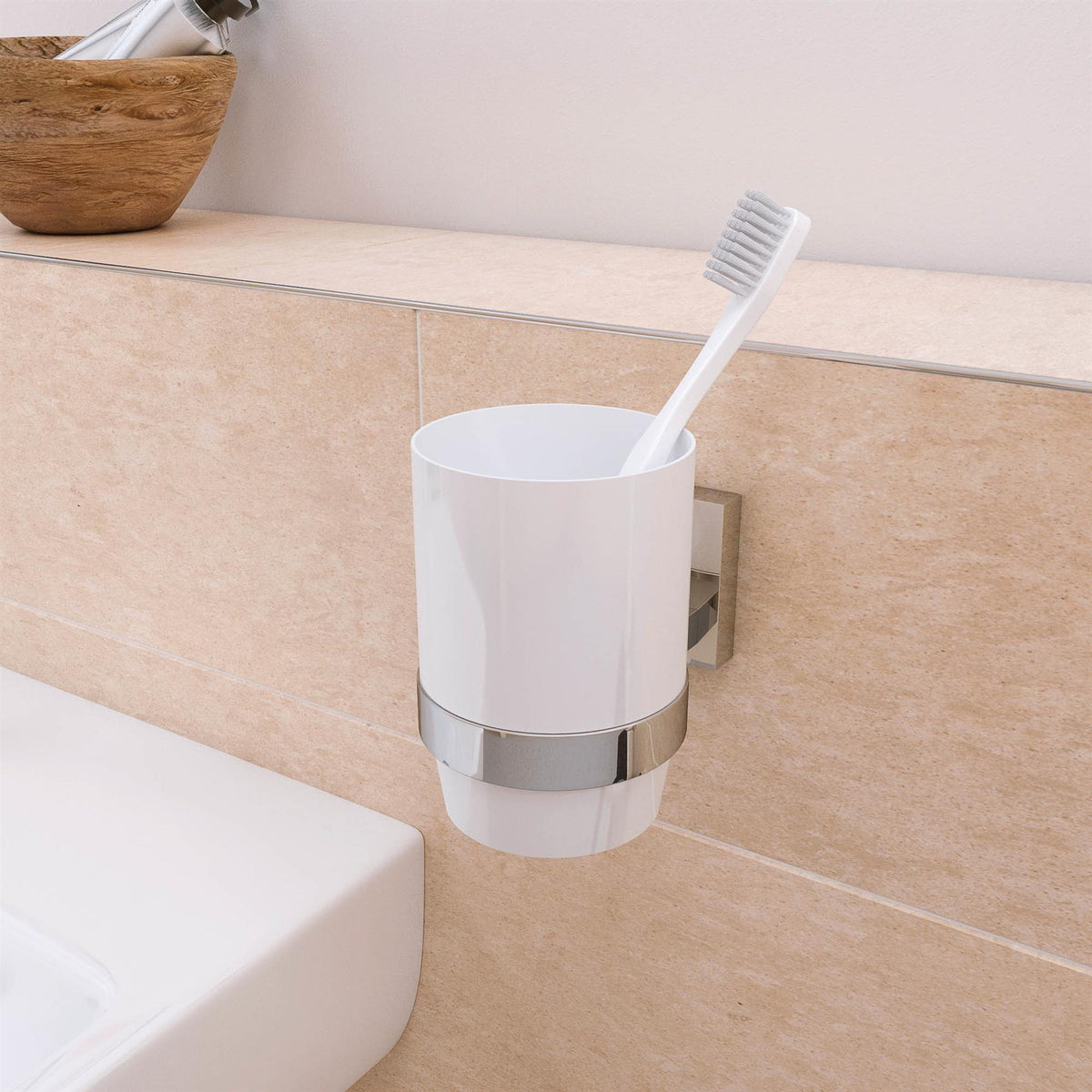 RAK Resort Chrome Glass Tumbler