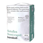 Kerakoll Setaflex Semi-Rapid Tile Adhesive White 20kg (48 Bags)