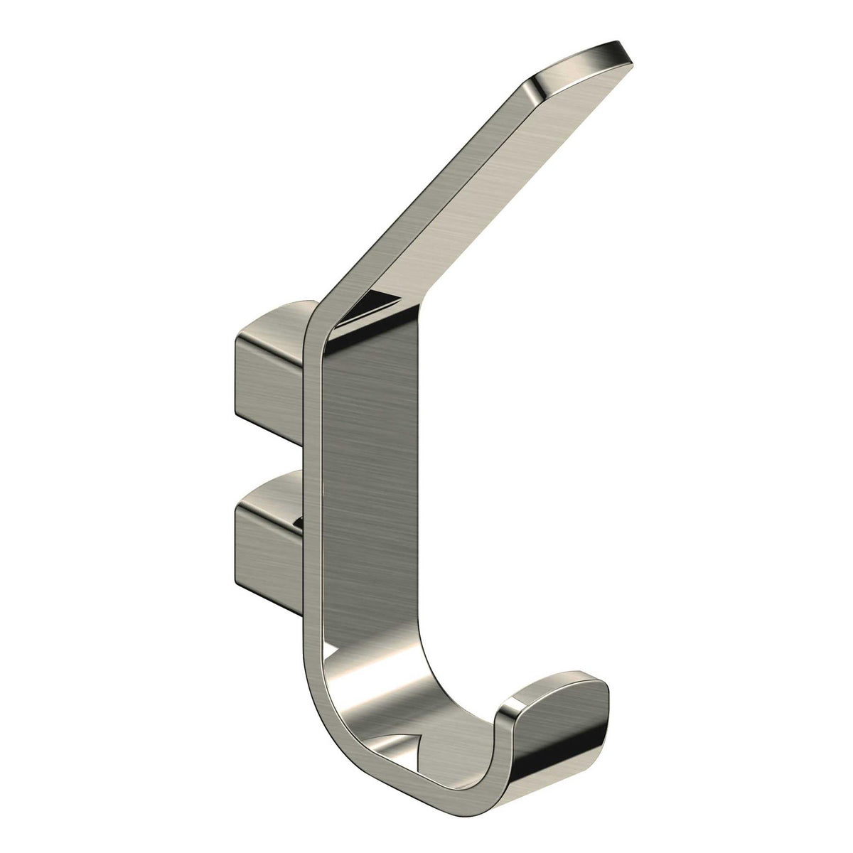 RAK Petit Square Robe Hook Wall Mounted - Nickel