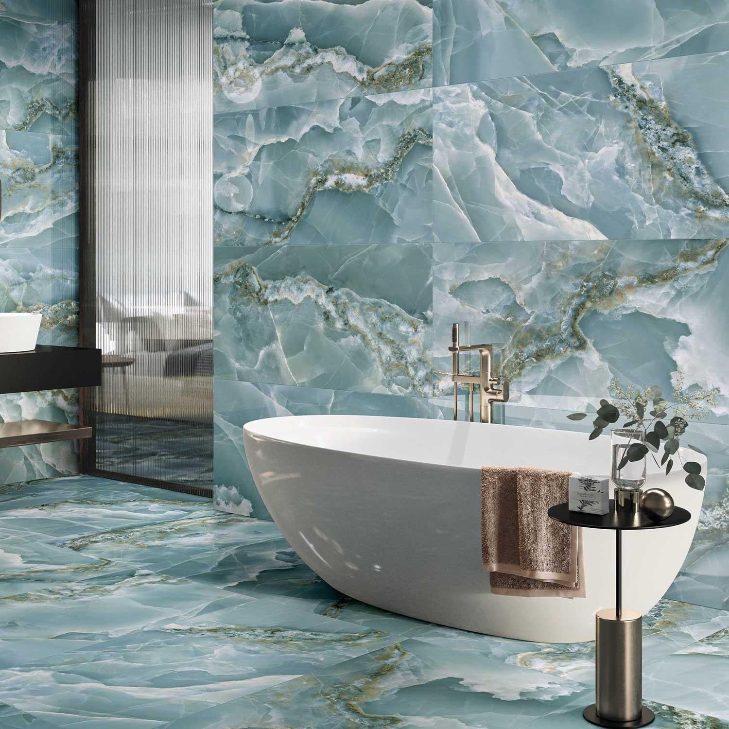 Marble Effect– Bathroom Tiles