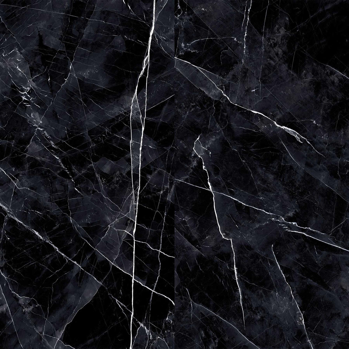 Calacatta Black Polished Large Tile Slab 1200x1200x6mm (2021P12)