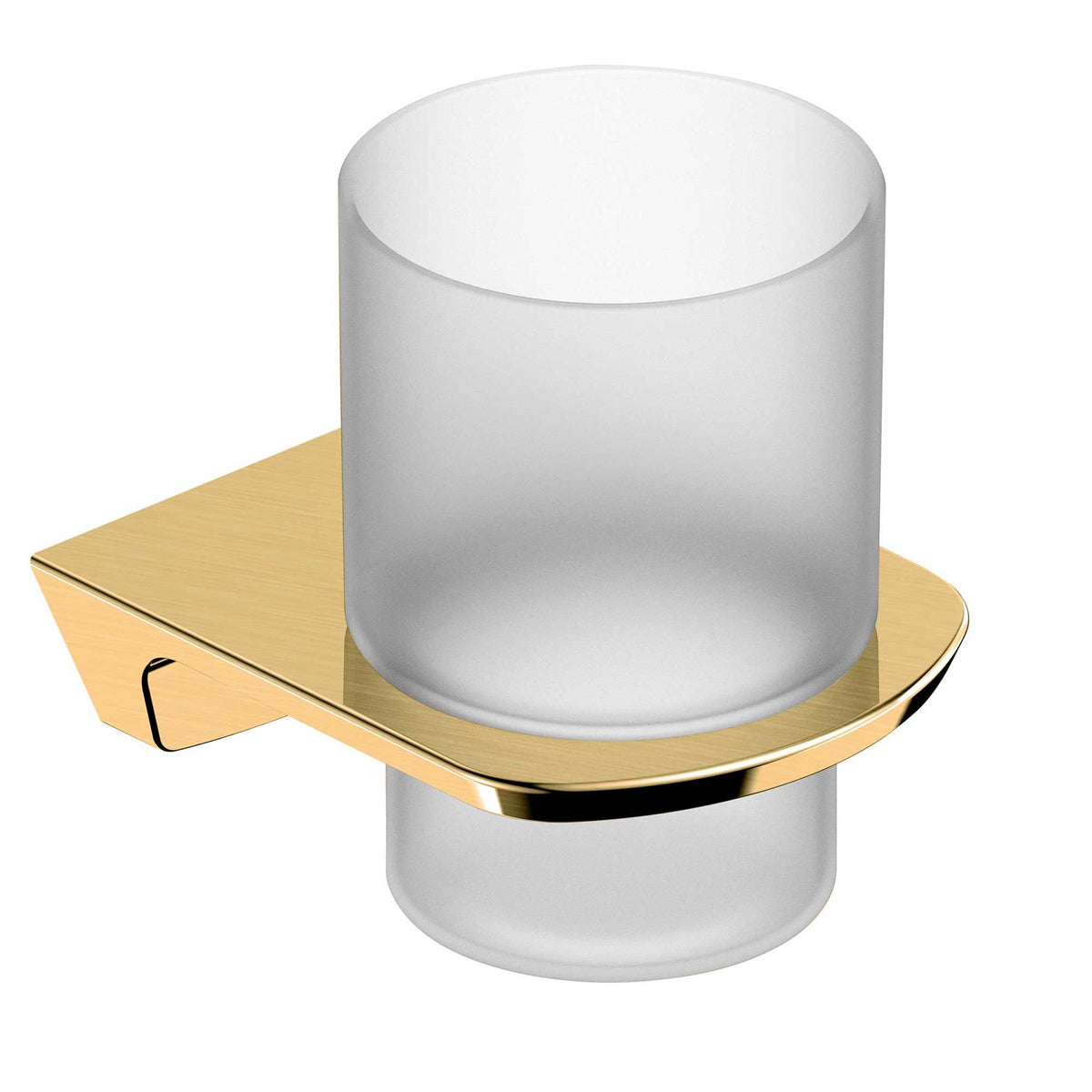 RAK Petit Single Wall Mounted Toothbrush Tumbler Holder - Brushed Gold