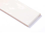 Subway Tile Ivory Gloss Ceramic Wall Tile 65x200mm (1012)