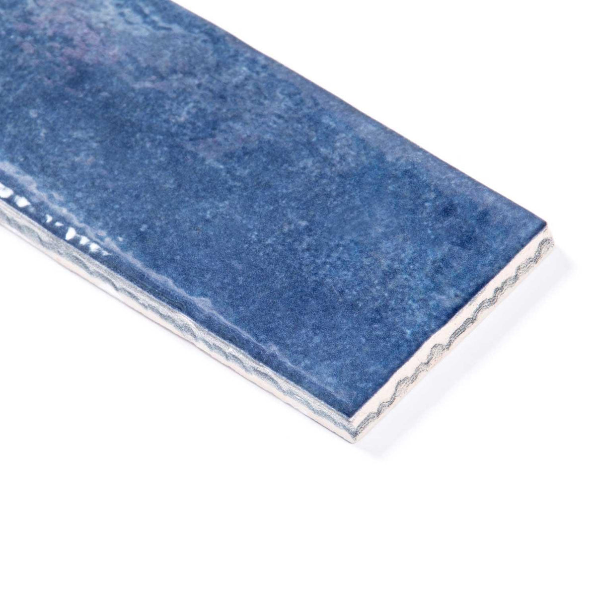 Blue Ceramic Wall Tile Gloss Subway Tiles 65x200mm (1008)