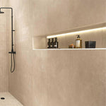 Beige Wall Floor Porcelain Tile Concrete Effect 300x600x9mm (1016)