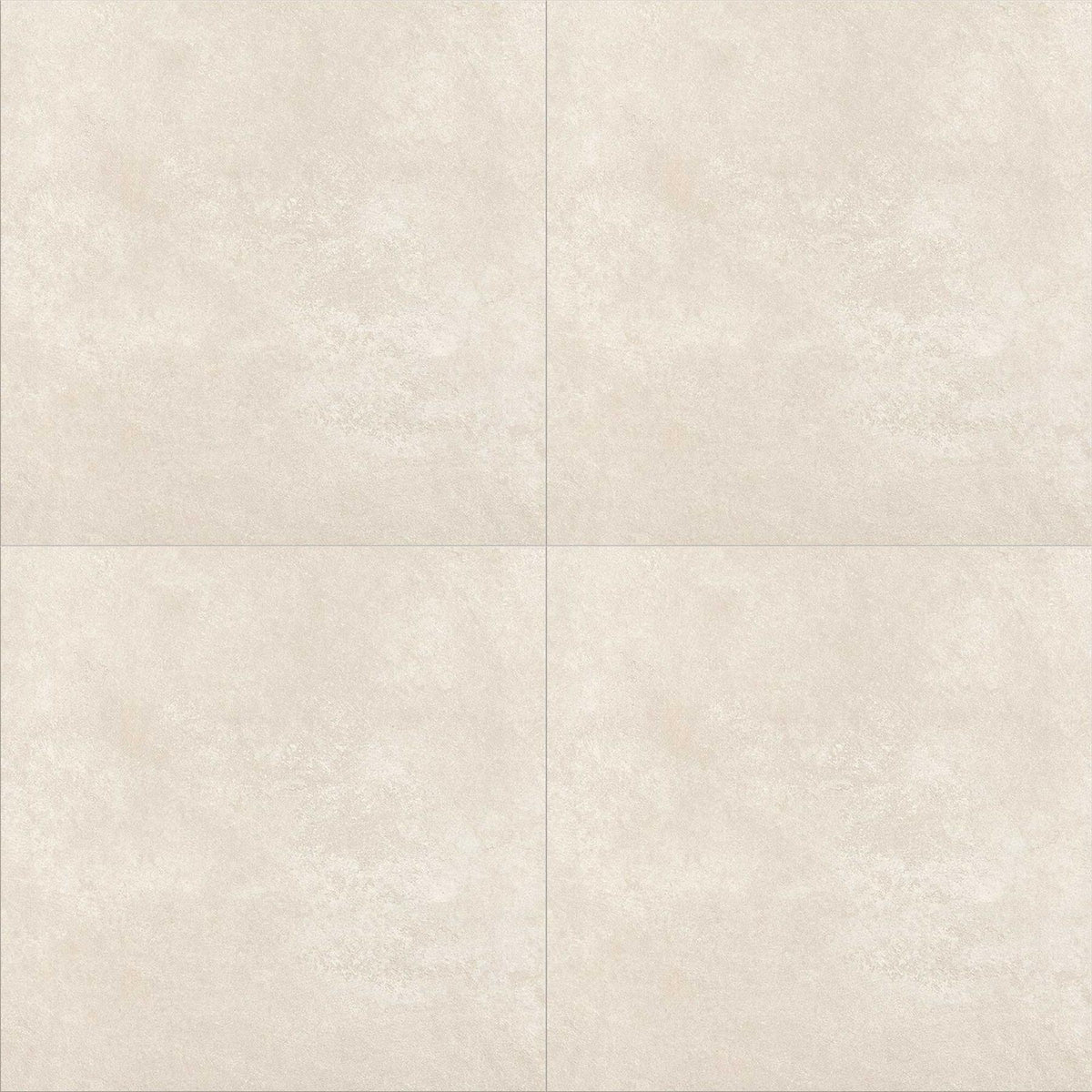 White Wall Floor Porcelain Tile Concrete Effect 600x600x9mm (1016)