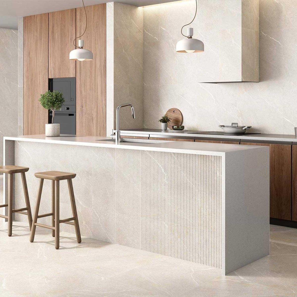 Stone Effect Decor Sand Porcelain Tiles 295x595mm (1014)