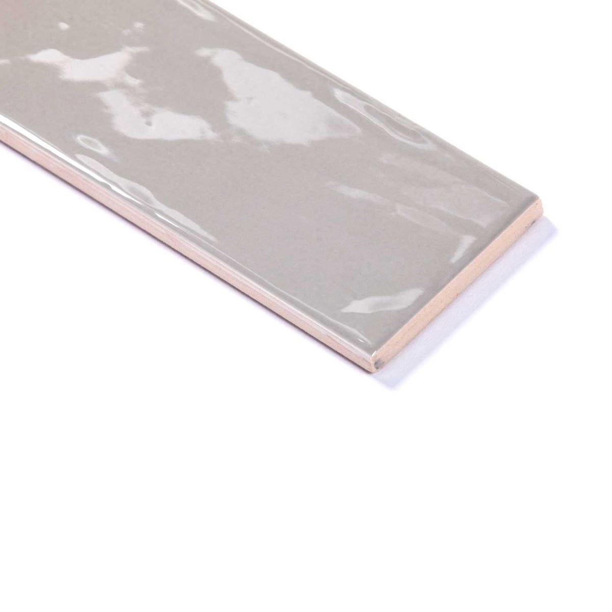 Subway Tile Grey Gloss Ceramic Wall Tile 65x200mm (1012)