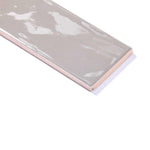 Subway Tile Grey Gloss Ceramic Wall Tile 65x200mm (1012)