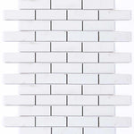 Subway Style White Porcelain Wall Floor Tile 50x150mm (1007)