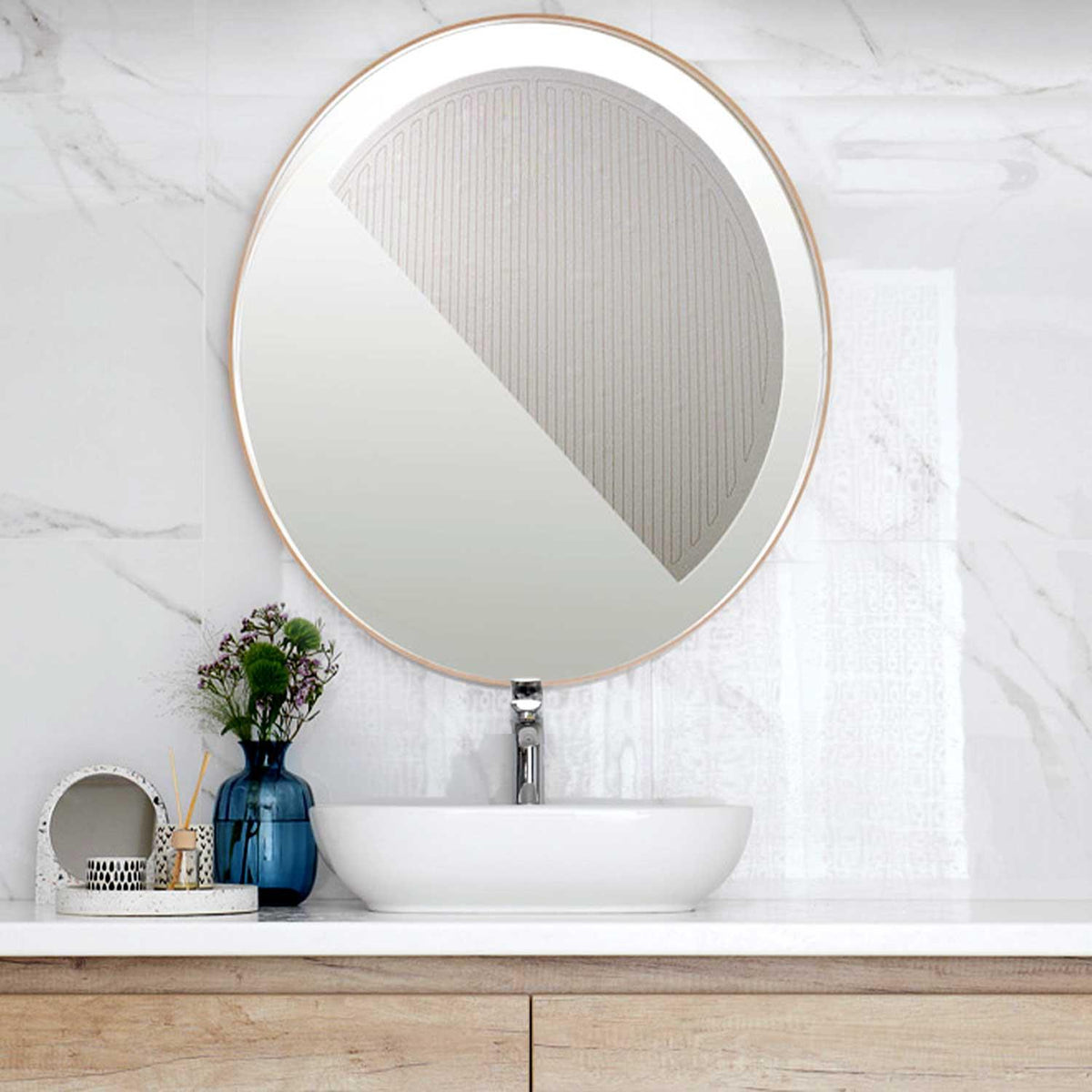 ThermoSphere Heated Oval Mirror Demister