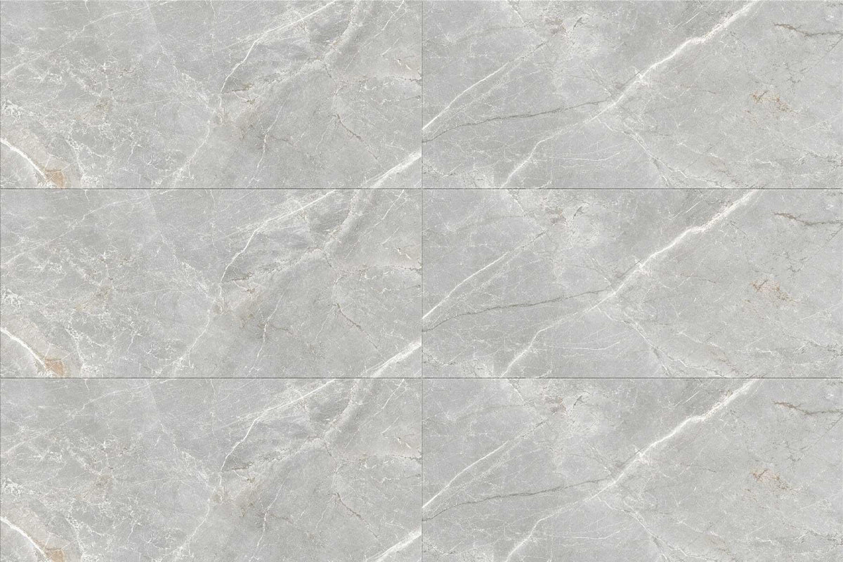 Light Grey Matt Porcelain Tile Wall Floor 600x600mm (1004)