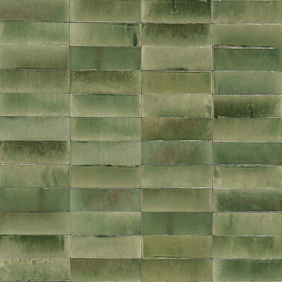Subway Style Green Porcelain Wall Floor Tile 50x150mm (1007)