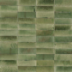 Subway Style Green Porcelain Wall Floor Tile 50x150mm (1007)