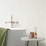 Stone Effect Decor White Porcelain Tiles 295x595mm (1014)