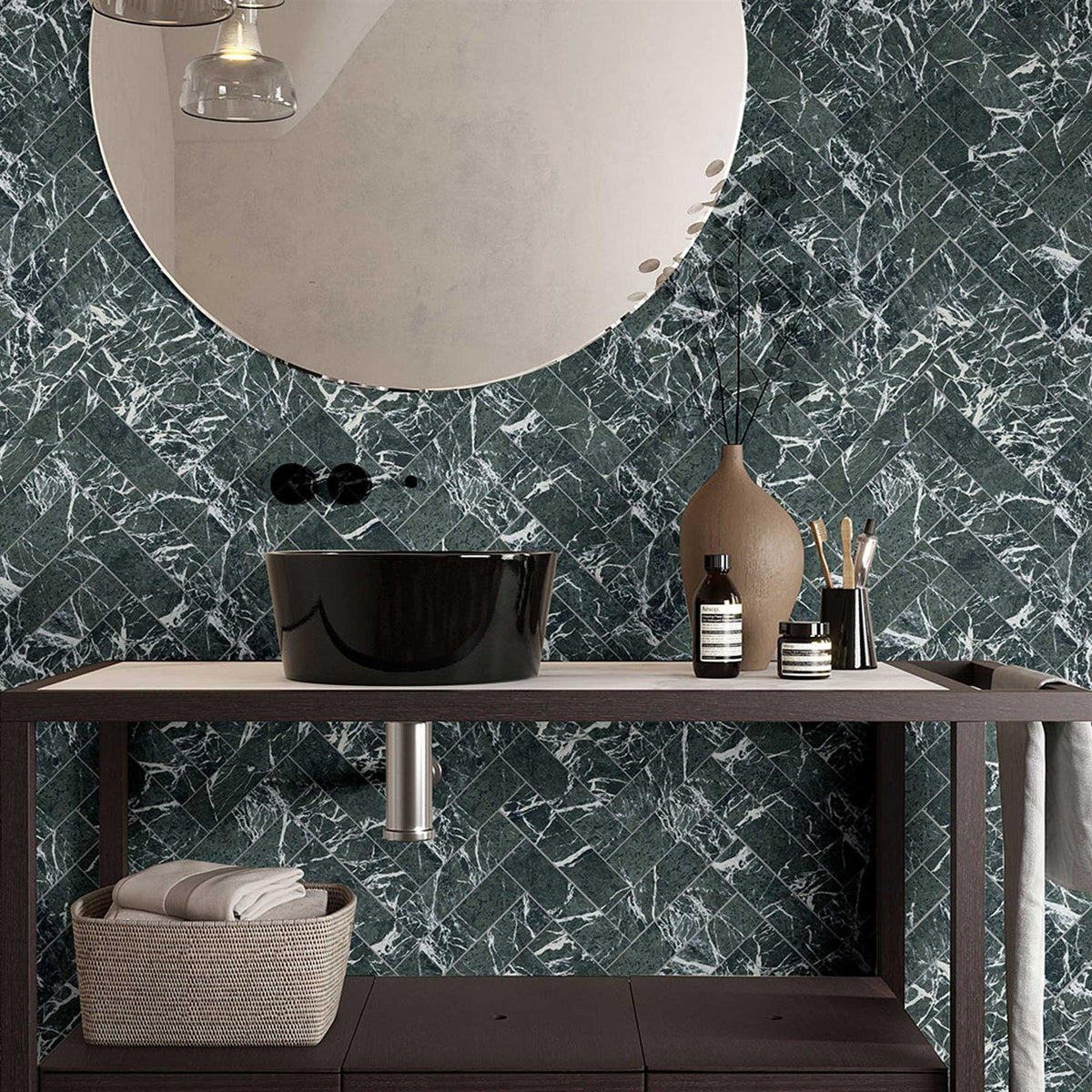 Arco Grey Porcelain Wall Floor Tiles Subway Style 75x300mm (1003)